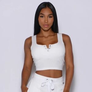 Henley long sports bra